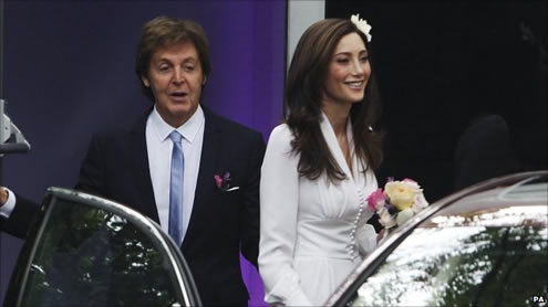 Sir Paul McCartney marries US heiress Nancy Shevell