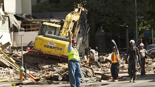 Six dead in Philadelphia building collapse, 14 injured