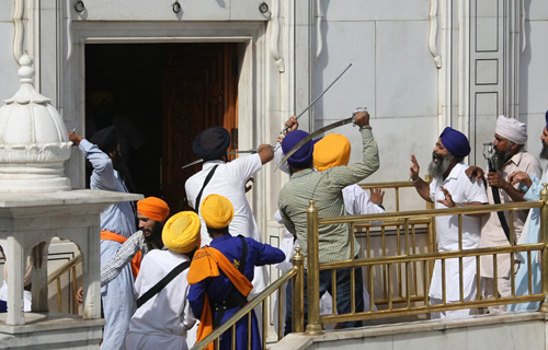 Sikhs Clash