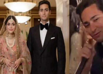 Junaid Safdar sang ‘kya hua tera waada’ at his wedding reception