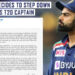 Virat Kohli To Step Down As India’s T20 Captain After ICC T20 World Cup
