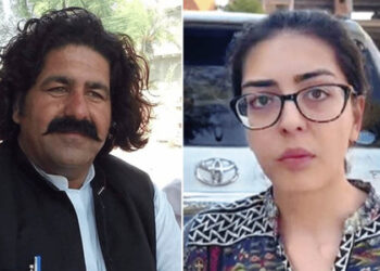 Imaan Mazari and Ali Wazir