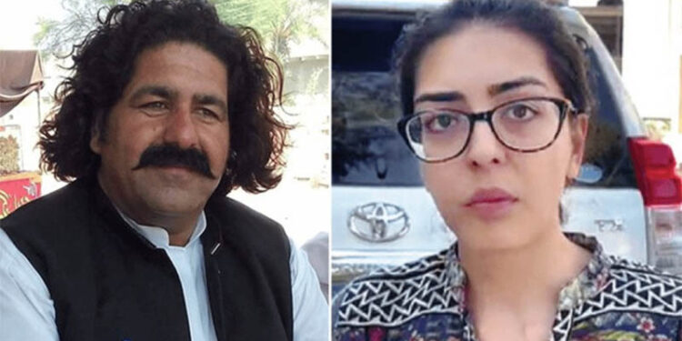 Imaan Mazari and Ali Wazir