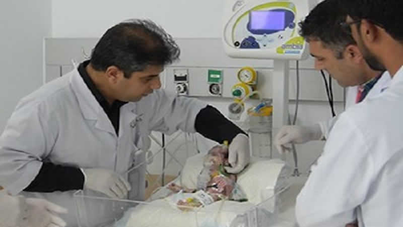 Conjoined twin girls