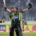 Shahid Afridi Celebrate